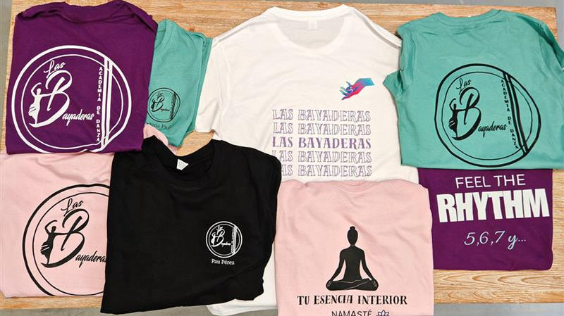 Academia de Danza Las Bayaderas – Camisetas Personalizadas que Unen Pasión y Movimiento