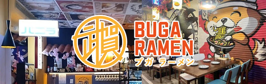 Camisetas corporativa Restaurantes Buga Ramen.