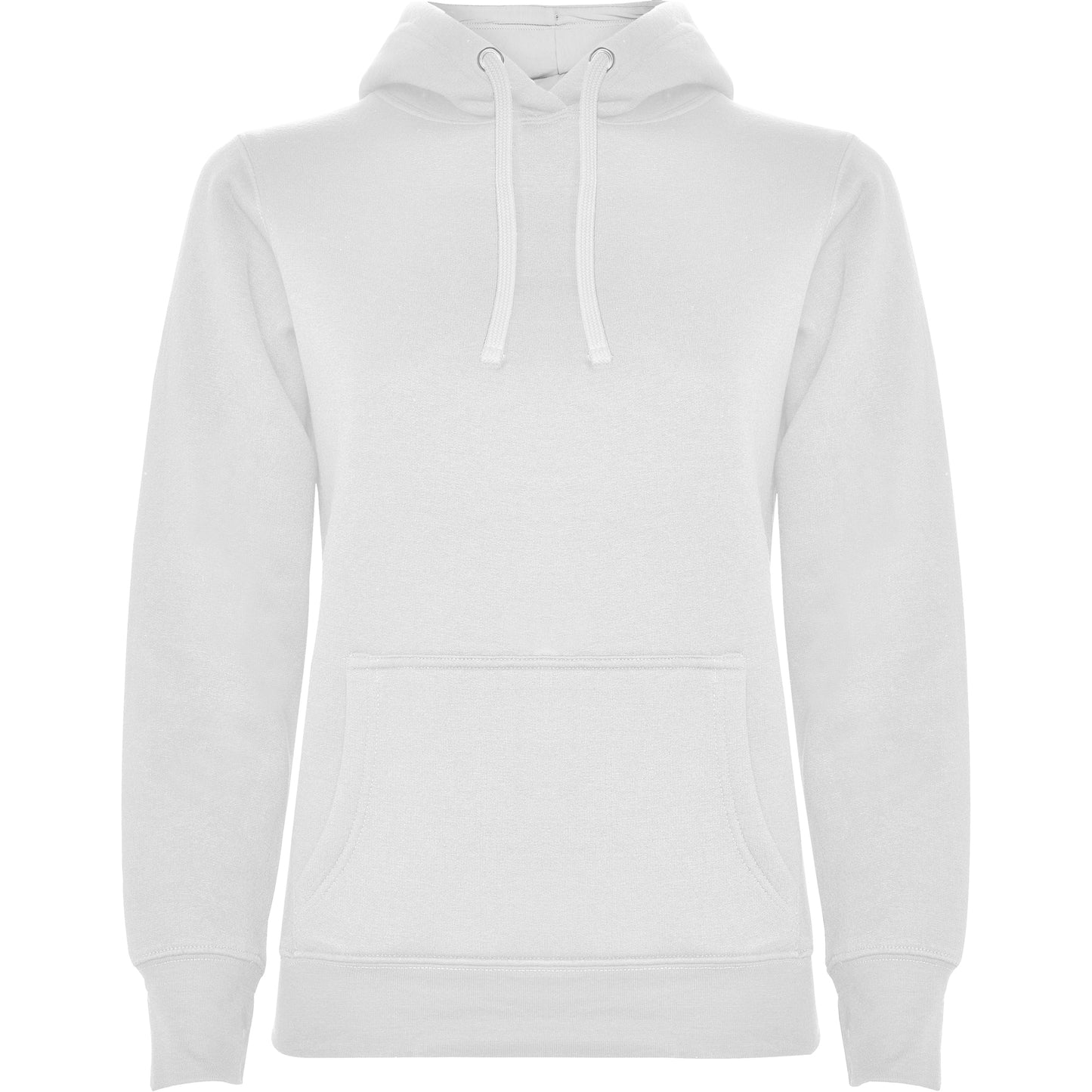 1068 Sudadera entallada con capucha bicolor y bolsillo.