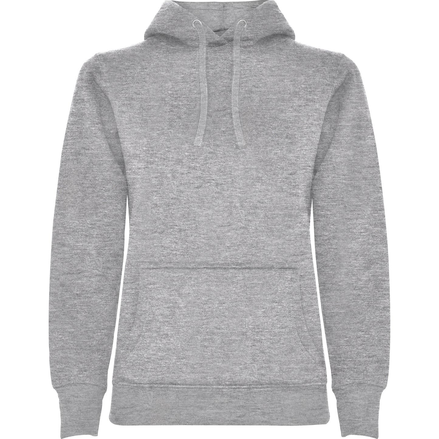 1068 Sudadera entallada con capucha bicolor y bolsillo.