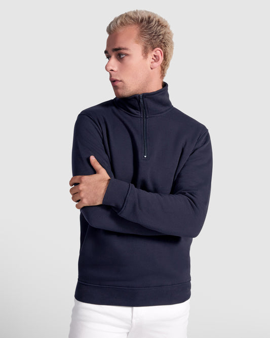 Sudadera con media cremallera ANETO