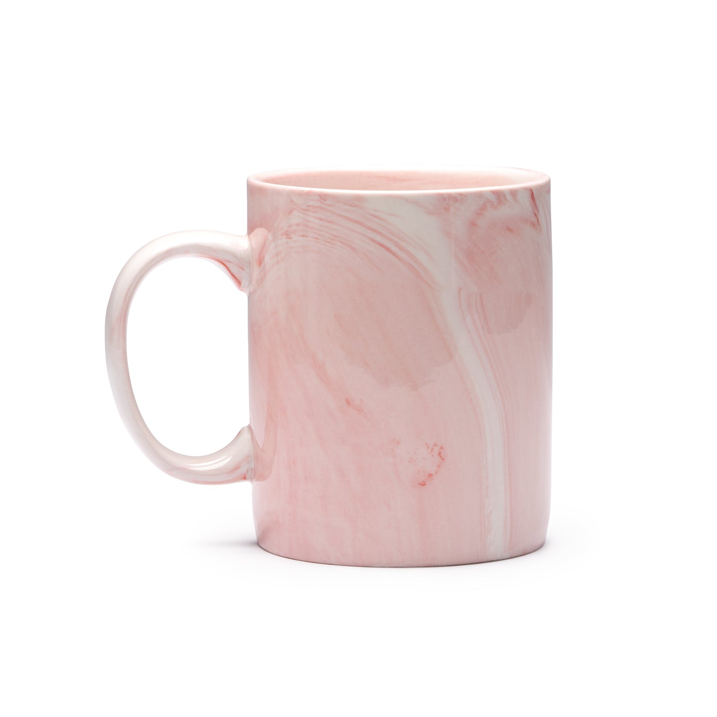 Taza de cerámica con acabado efecto mármol. Con una capacidad de 350 ml