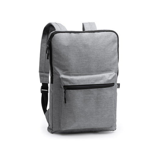 Mochila ejecutiva en poliéster reciclado RPET 300D con diseño vigoré (28cm)