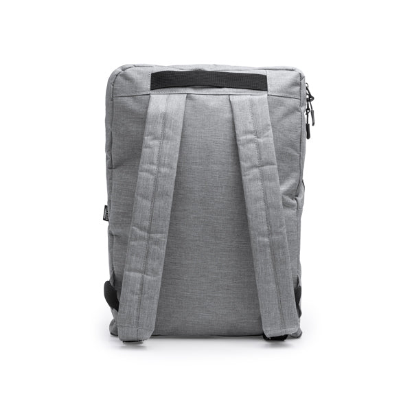 Mochila ejecutiva en poliéster reciclado RPET 300D con diseño vigoré (28cm)