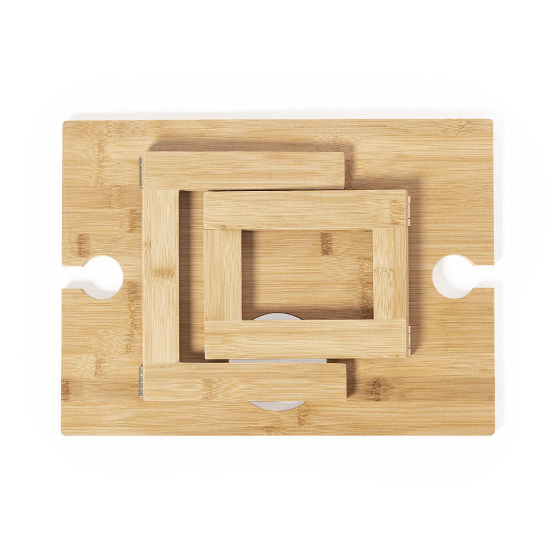 Mesa plegable para los aficionados al mundo del vino.