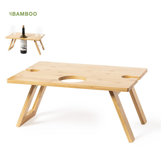 Mesa plegable para los aficionados al mundo del vino.