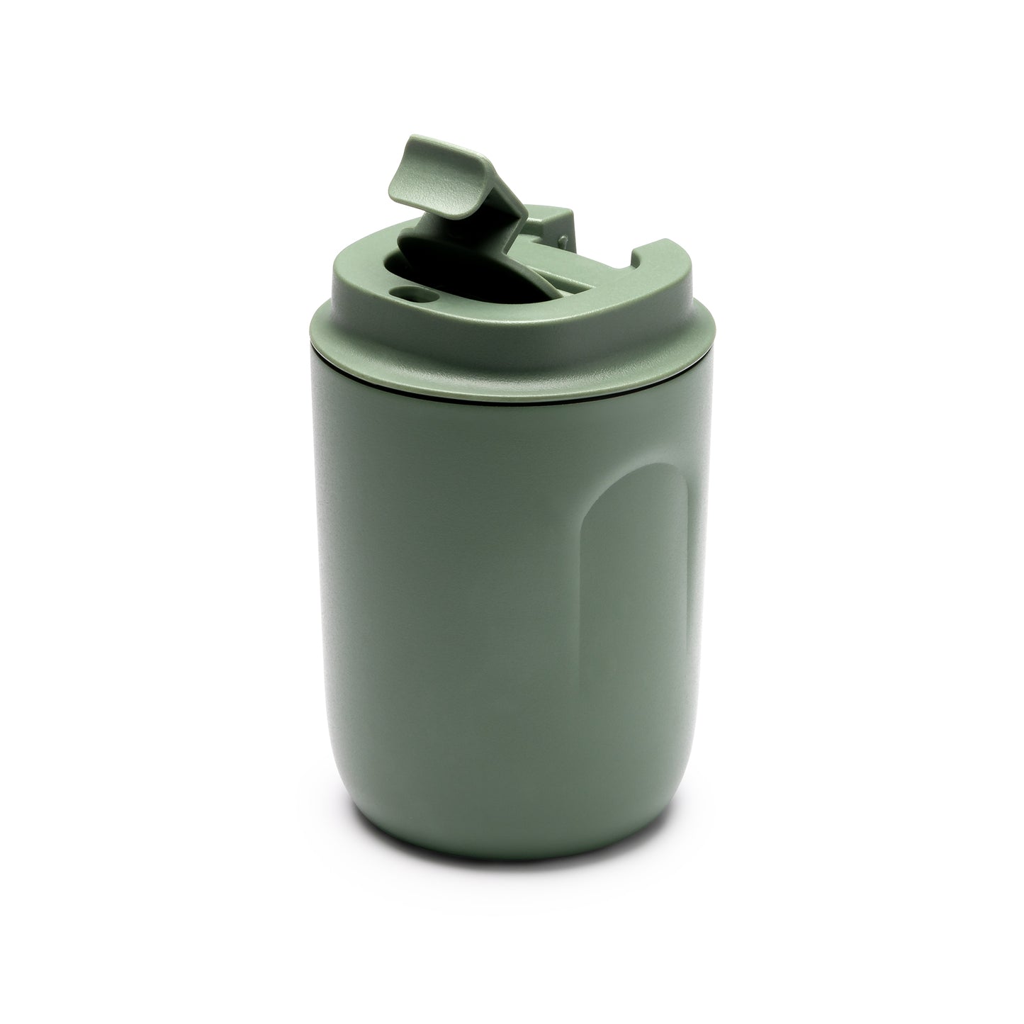 Vaso térmico de acero inoxidable 304 de doble pared. Con una capacidad de 250 ml.