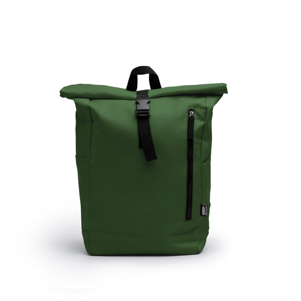 Mochila realizada en poliéster reciclado RPET y repelente al agua