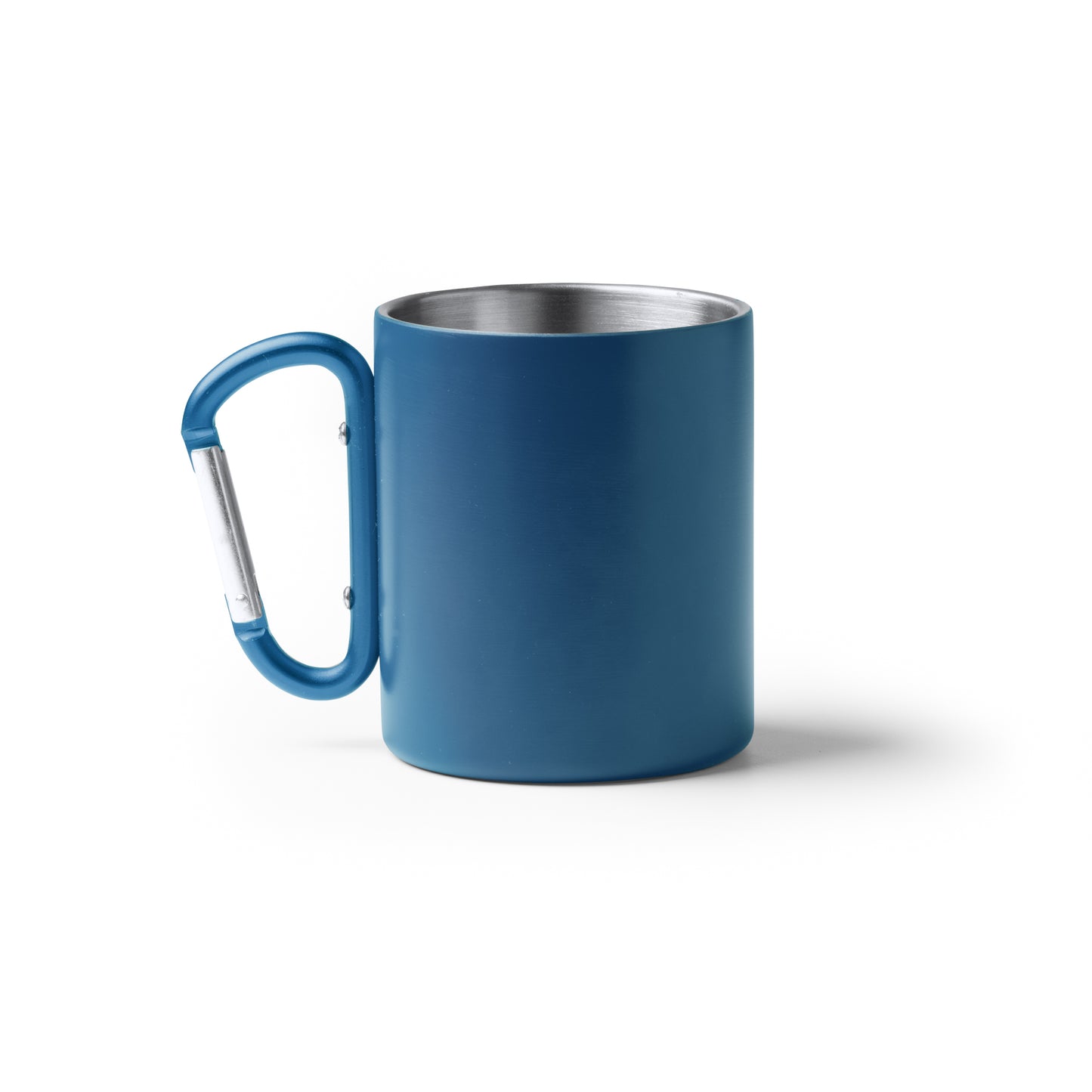 Taza de acero reciclado 304 inoxidable de doble pared en acabado mate. Capacidad de 300 ml.