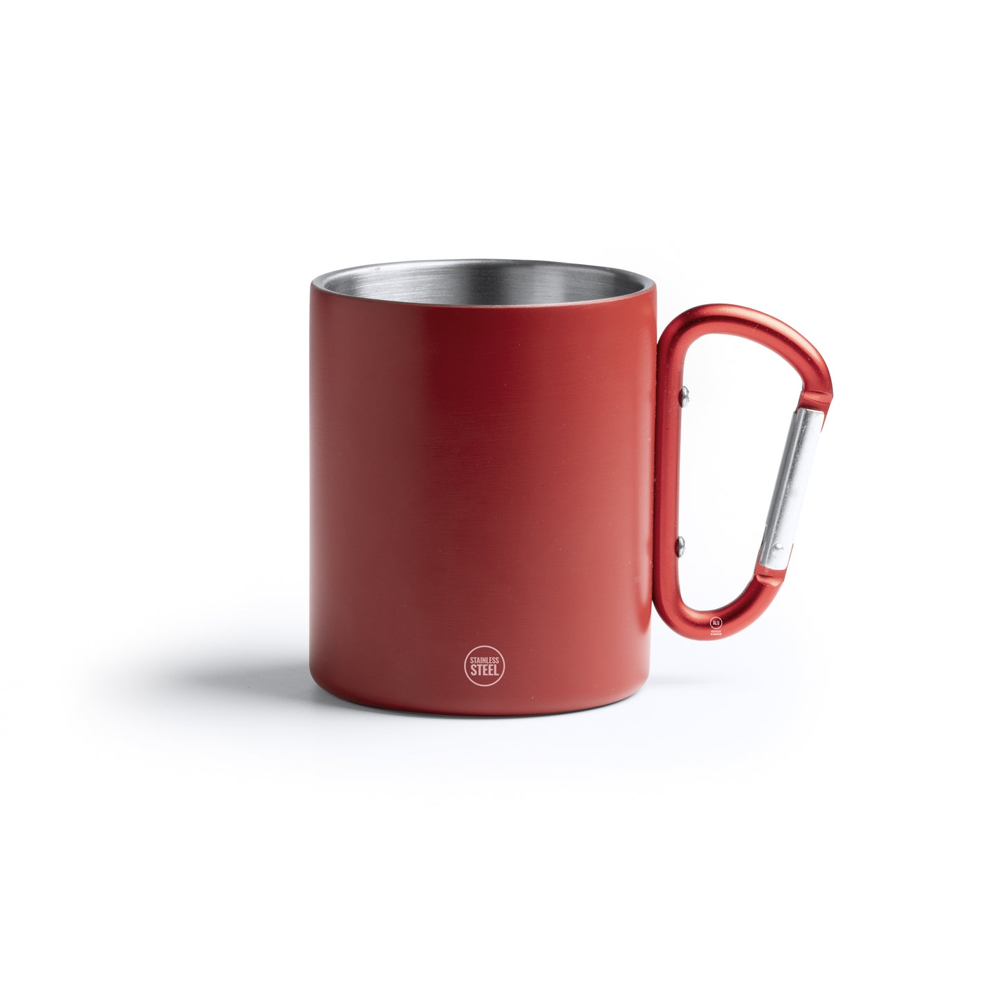 Taza de acero reciclado 304 inoxidable de doble pared en acabado mate. Capacidad de 300 ml.