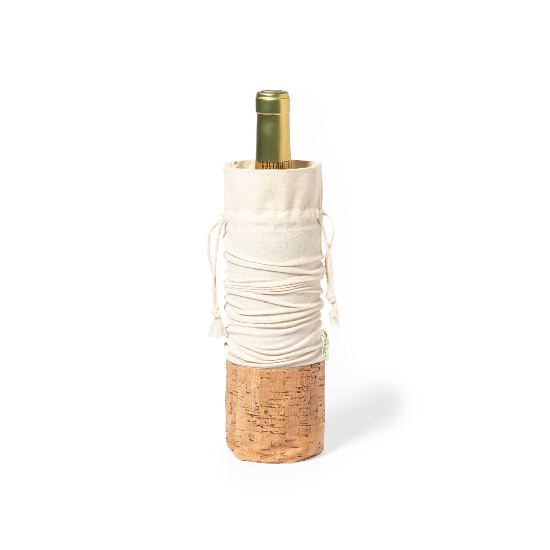 Bolsa para botellas de línea nature. Fabricada en algodón orgánico 100%