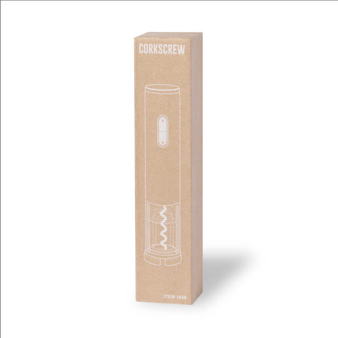 Sacacorchos eléctrico fabricado en acero inox y resistente ABS