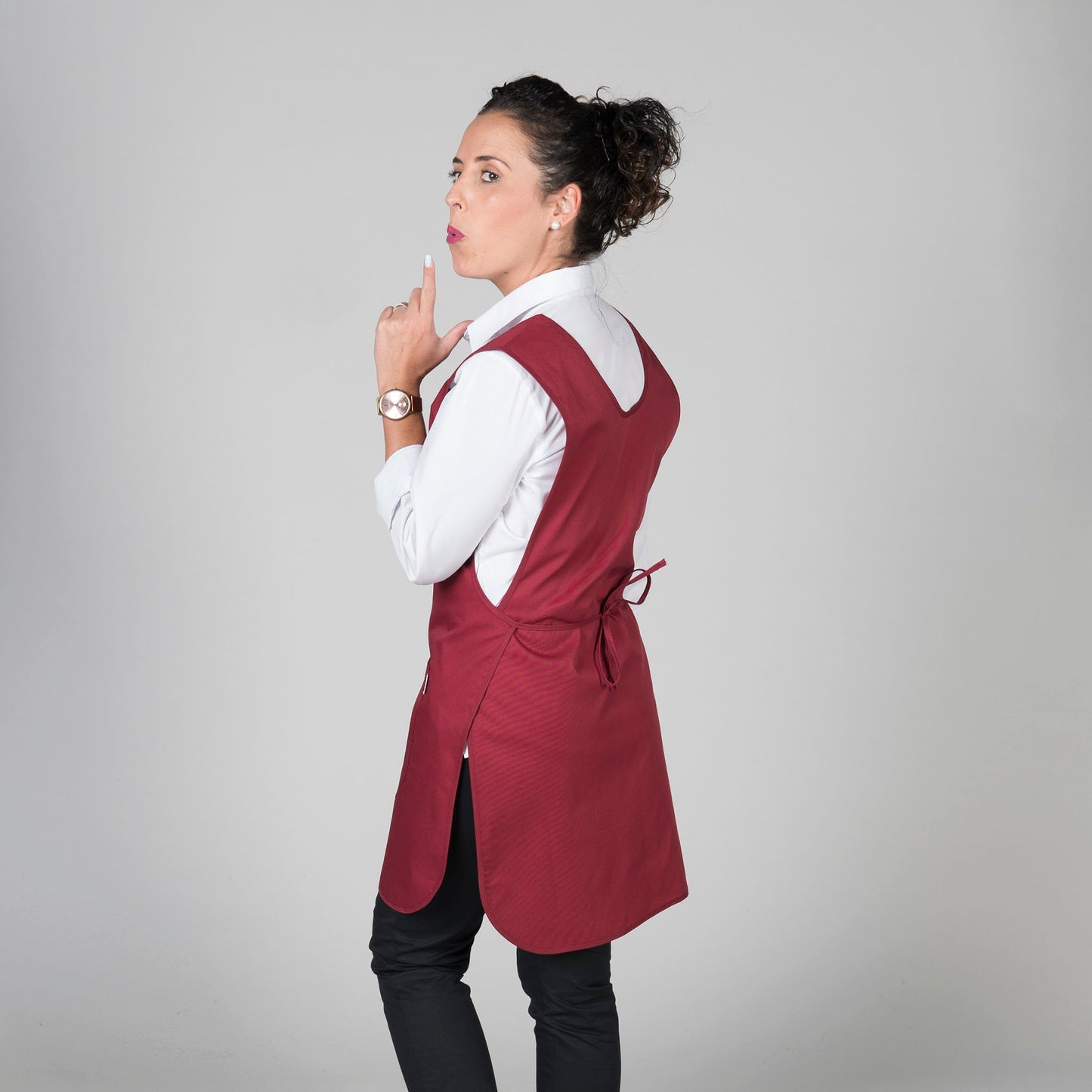 CASULLA CON BOLSILLO SARGA POLIESTER REVERSIBLE