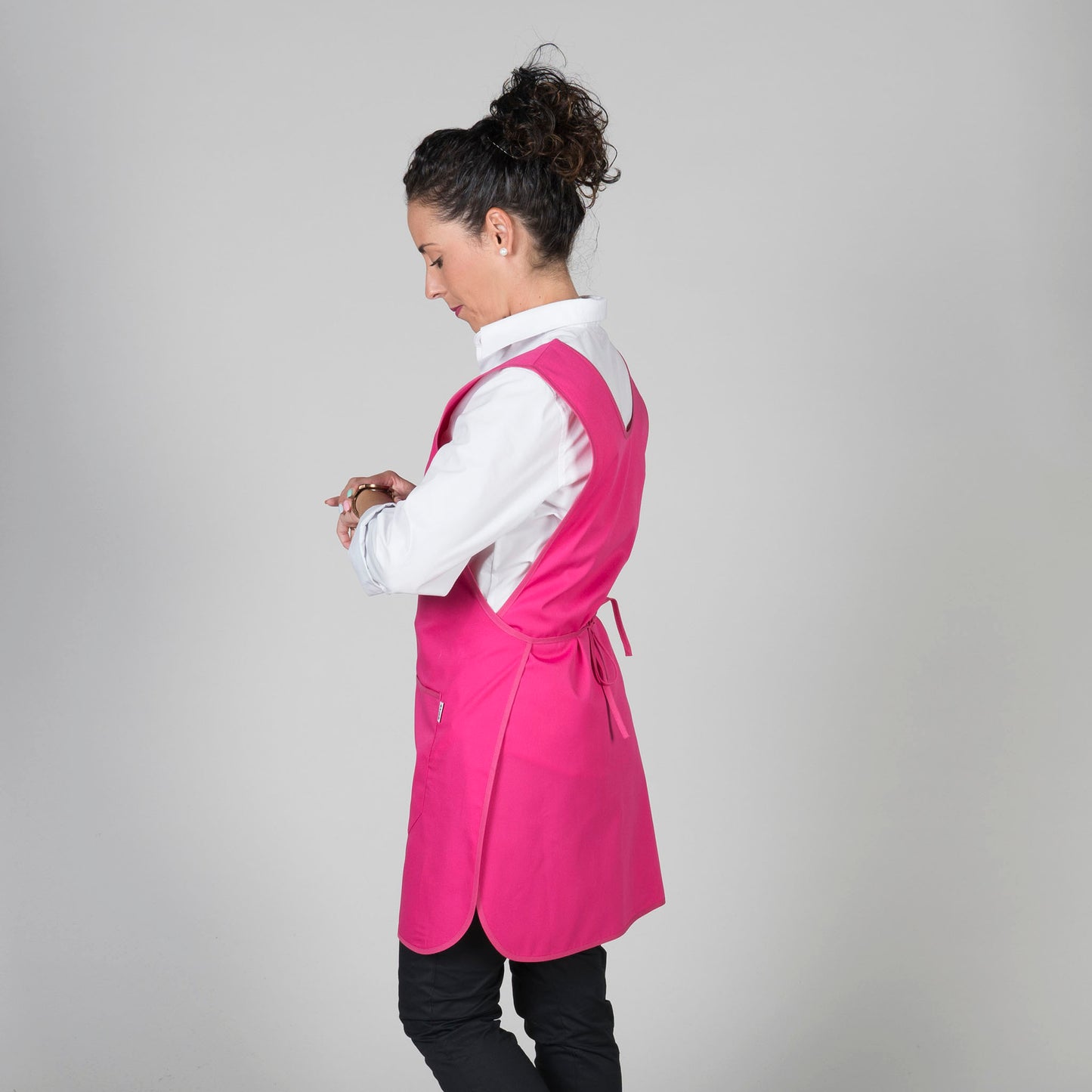CASULLA CON BOLSILLO SARGA POLIESTER REVERSIBLE