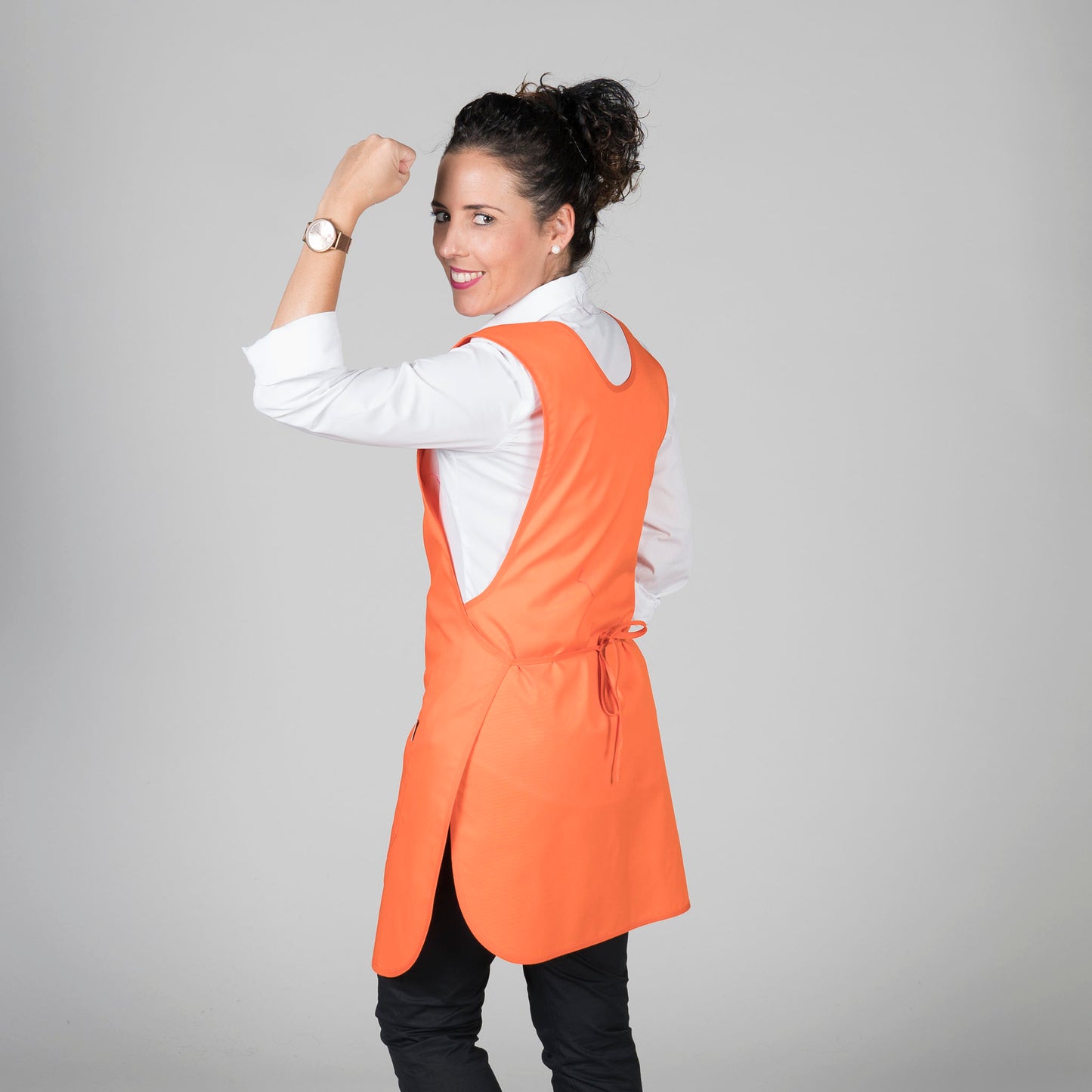 CASULLA CON BOLSILLO SARGA POLIESTER REVERSIBLE