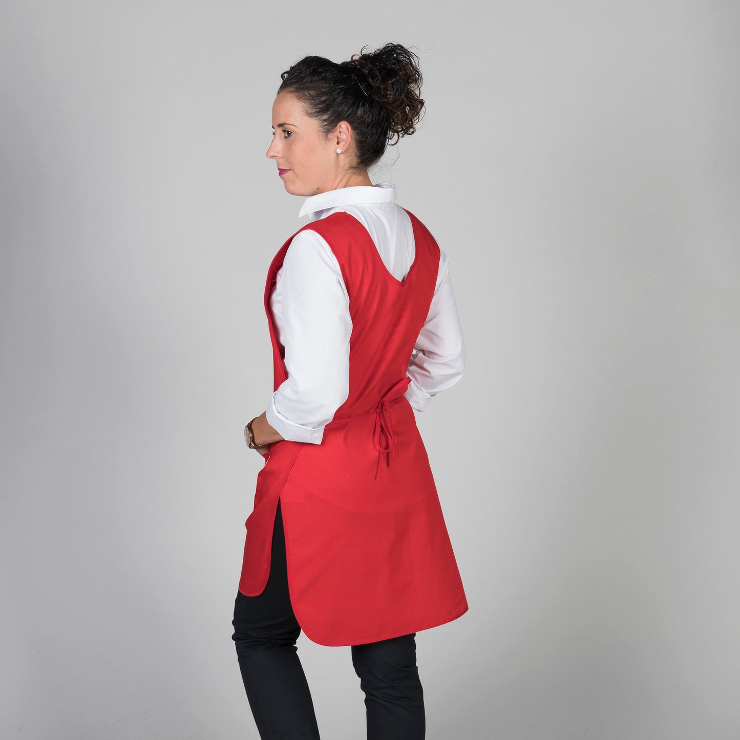CASULLA CON BOLSILLO SARGA POLIESTER REVERSIBLE