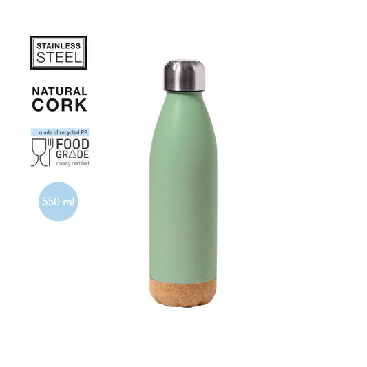 Bidón de 650 ml de capacidad. Capacidad de 650 ml.