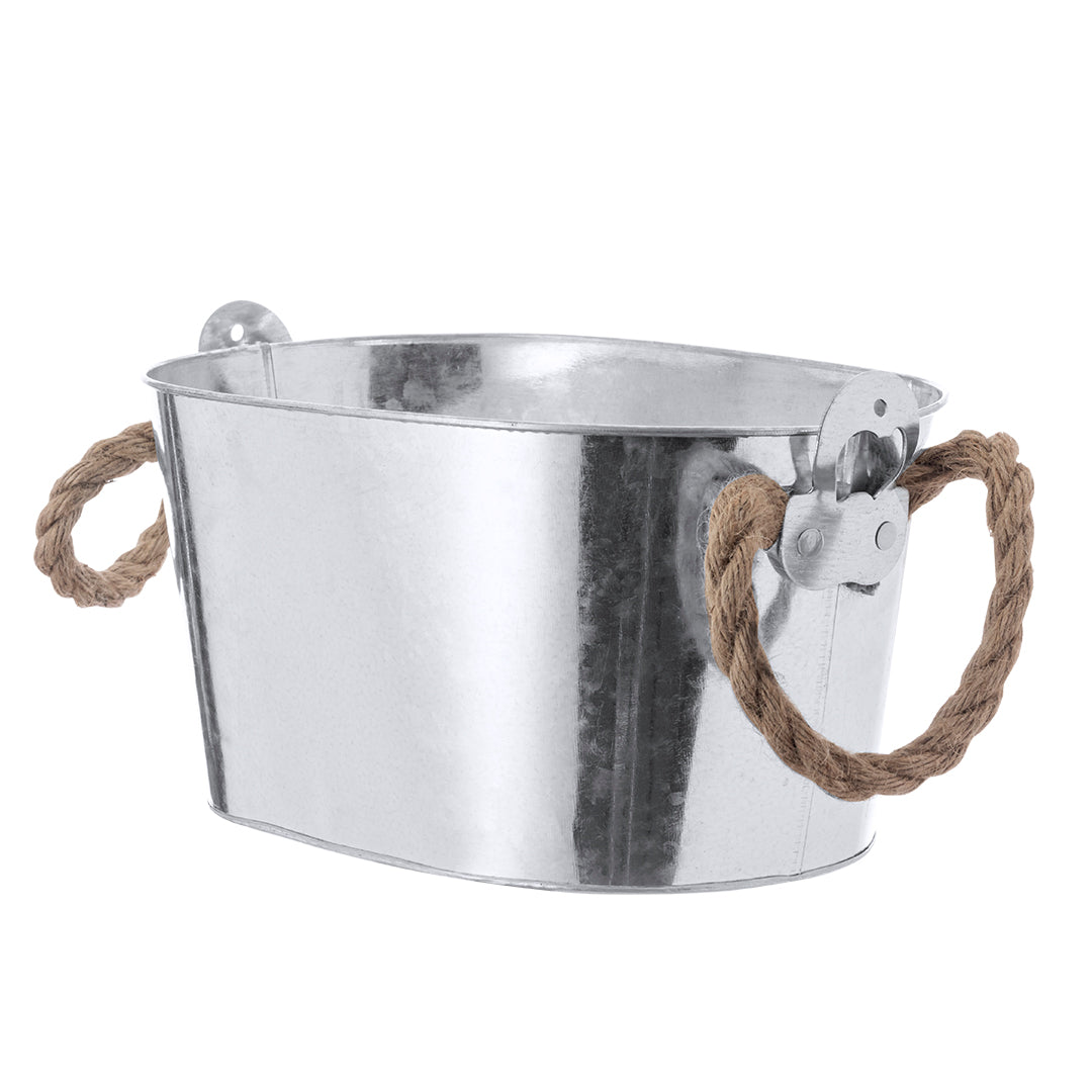 Fantástico cubo metálico de 6l de capacidad para conservar bebidas frías