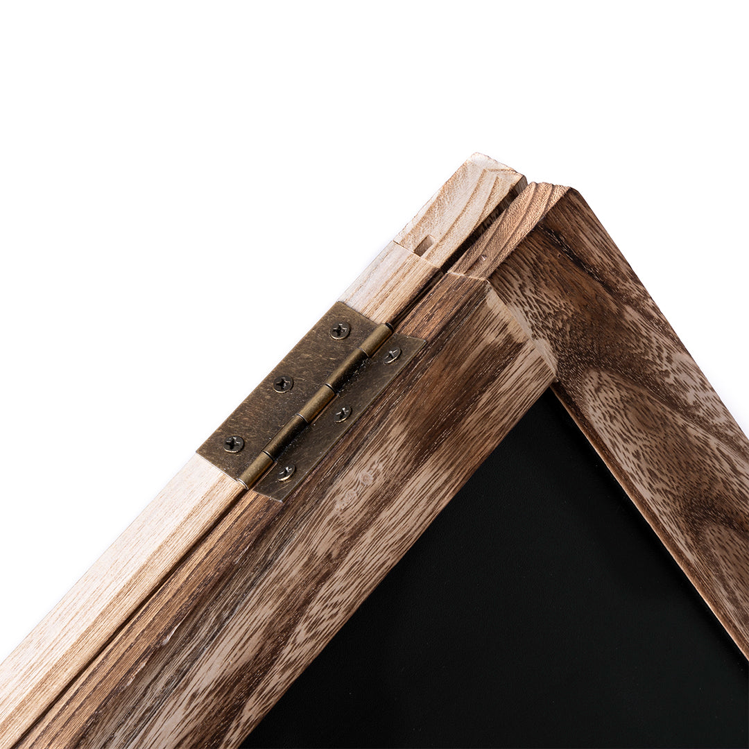 Versátil pizarra fabricada en madera