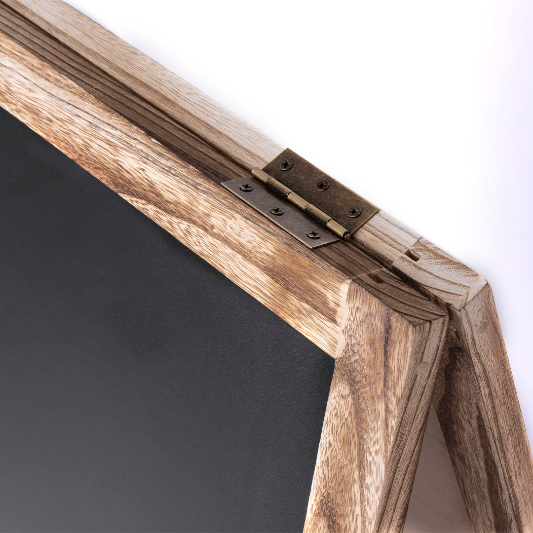 Versátil pizarra fabricada en madera