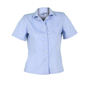 BLUSA CAMARERA ENTALLADA M/CORTA