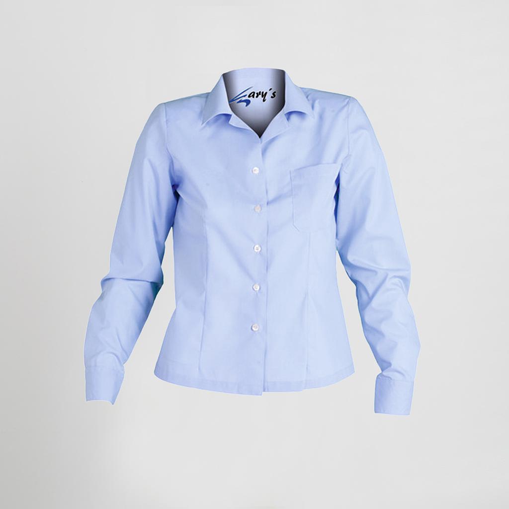 BLUSA CAMARERA ENTALLADA M/LARGA