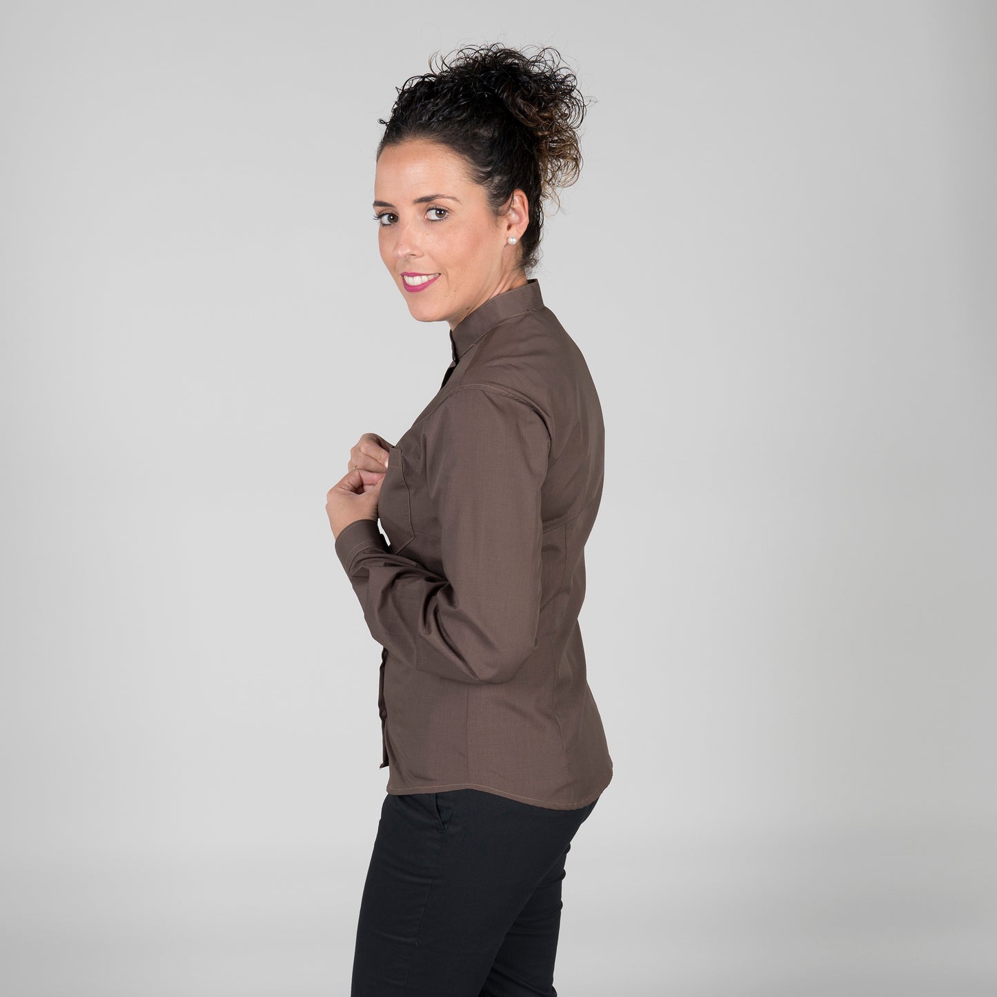BLUSA MUJER C/MAO M/LARGA