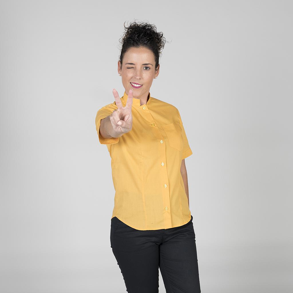 BLUSA MUJER C/MAO M/CORTA