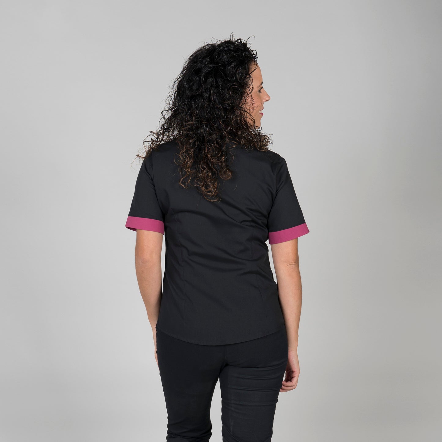 BLUSA MUJER C/MAO M/C COMBI