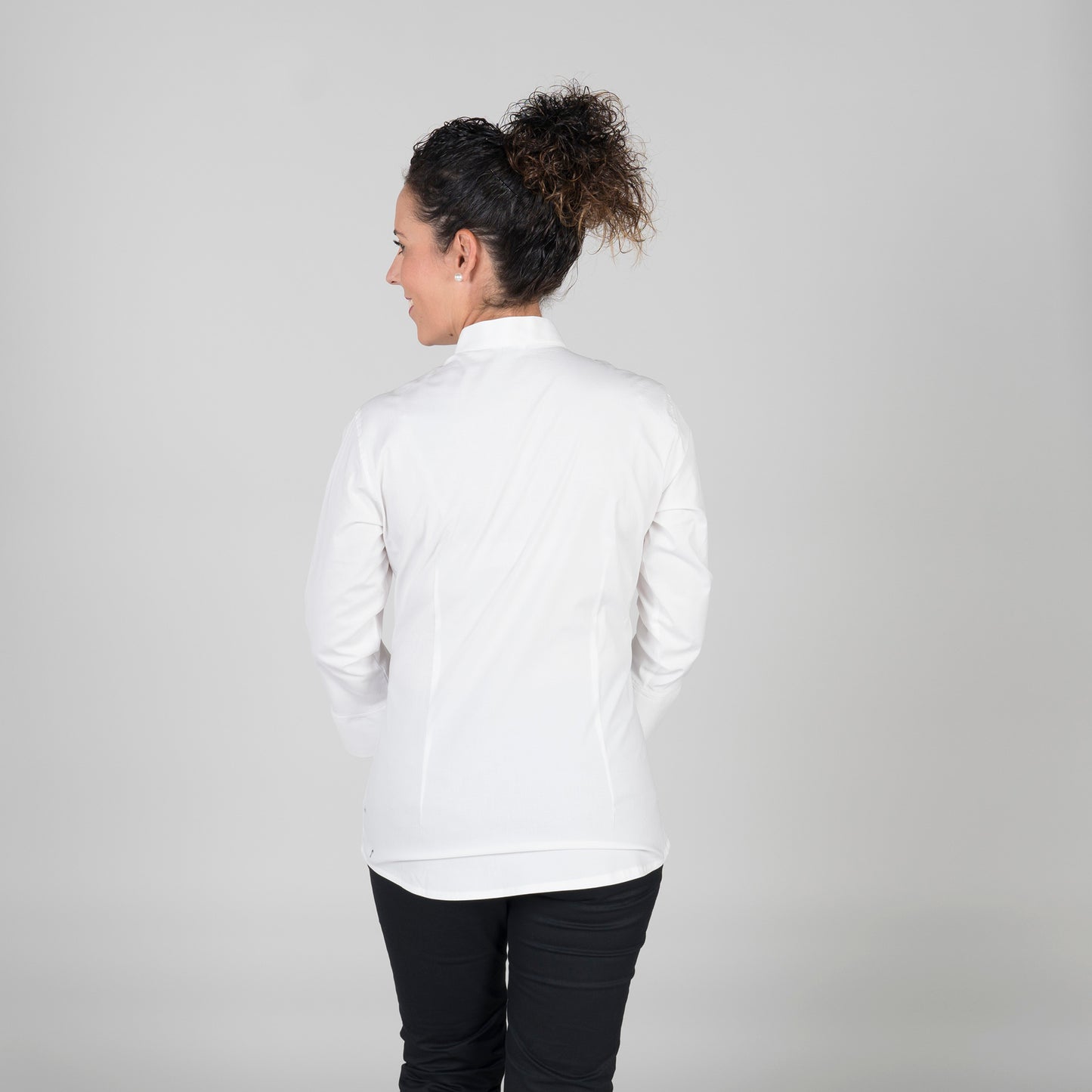 BLUSA MUJER C/MAO MANGA 3/4 ALGODON ELASTICO