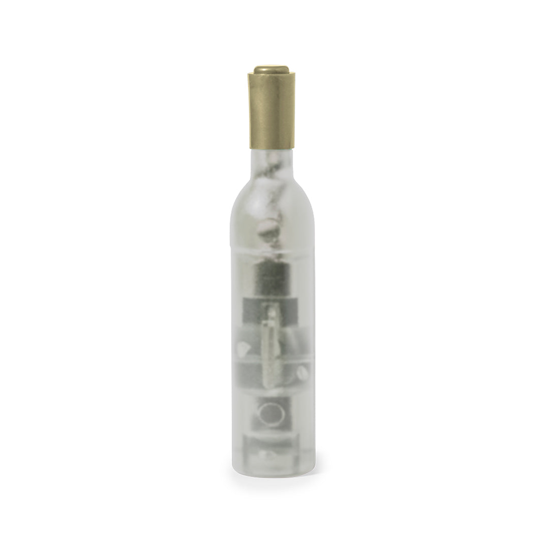 Divertido sacacorchos magnético con forma de botella de vino.