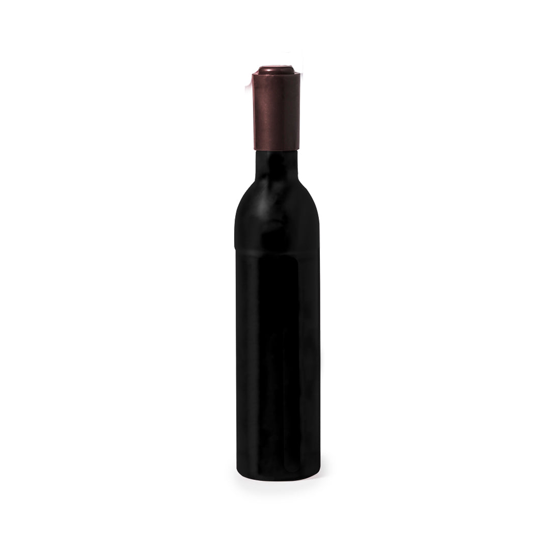 Divertido sacacorchos magnético con forma de botella de vino.