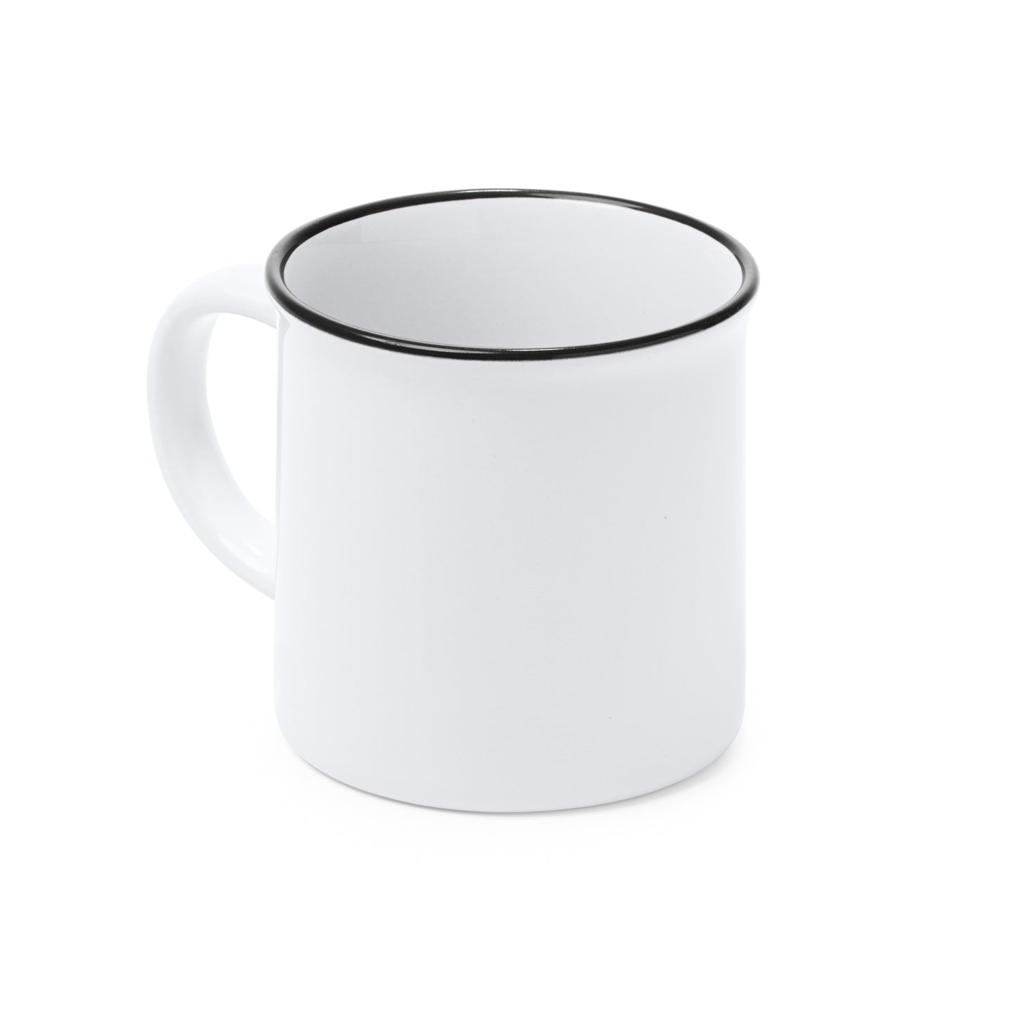 Taza de cerámica con diseño retro. Capacidad de 300 ml