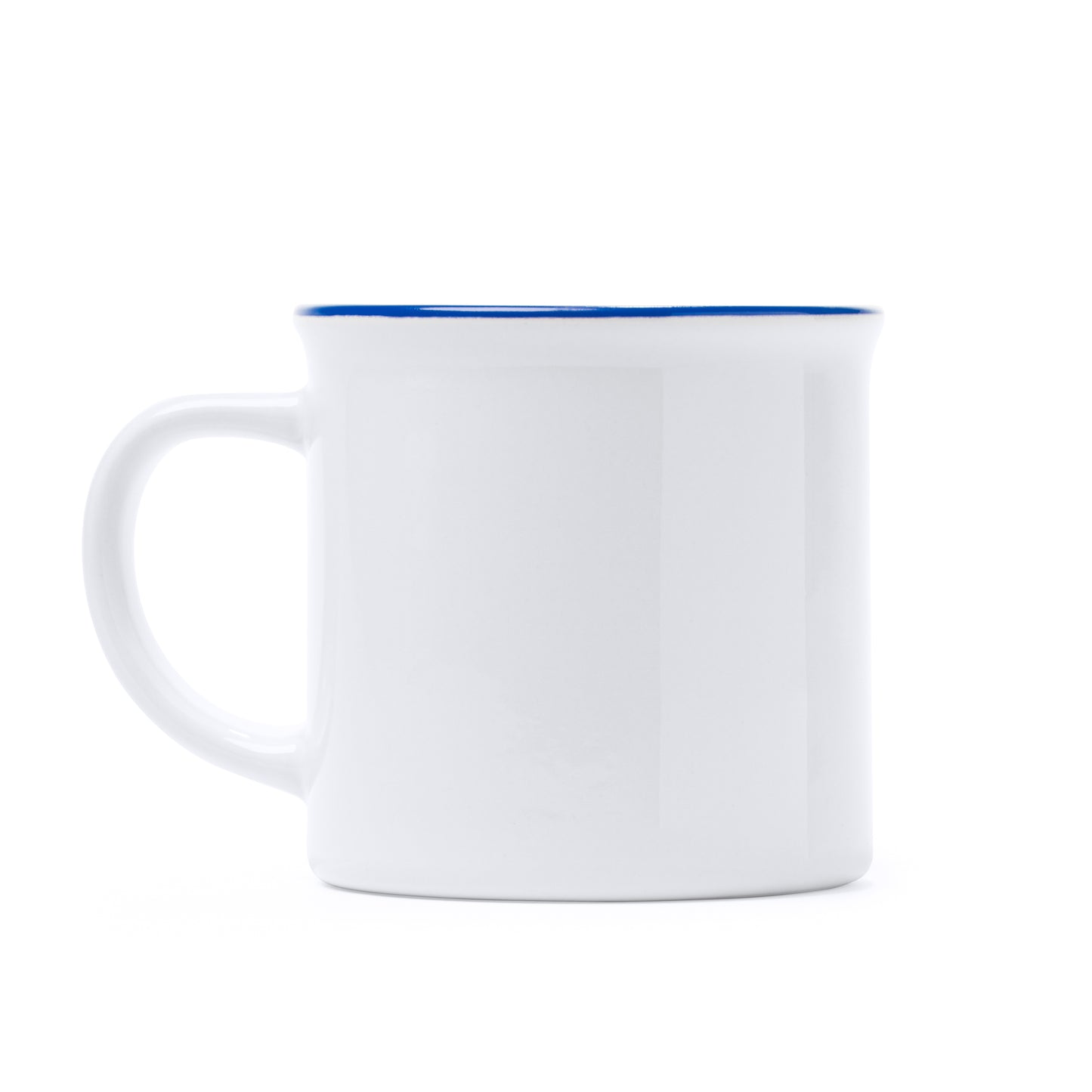 Taza de cerámica con diseño retro. Capacidad de 300 ml