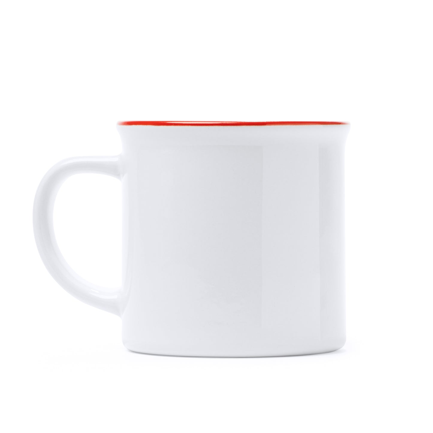 Taza de cerámica con diseño retro. Capacidad de 300 ml