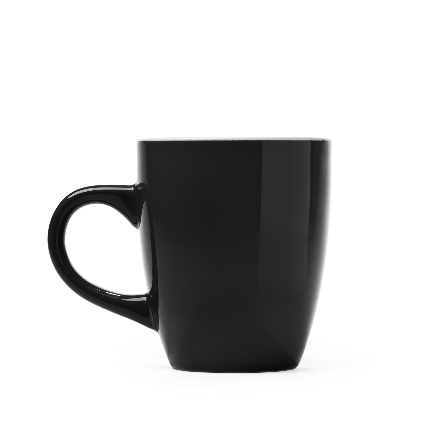 Taza de cerámica con esmalte a color. Capacidad de 300 ml