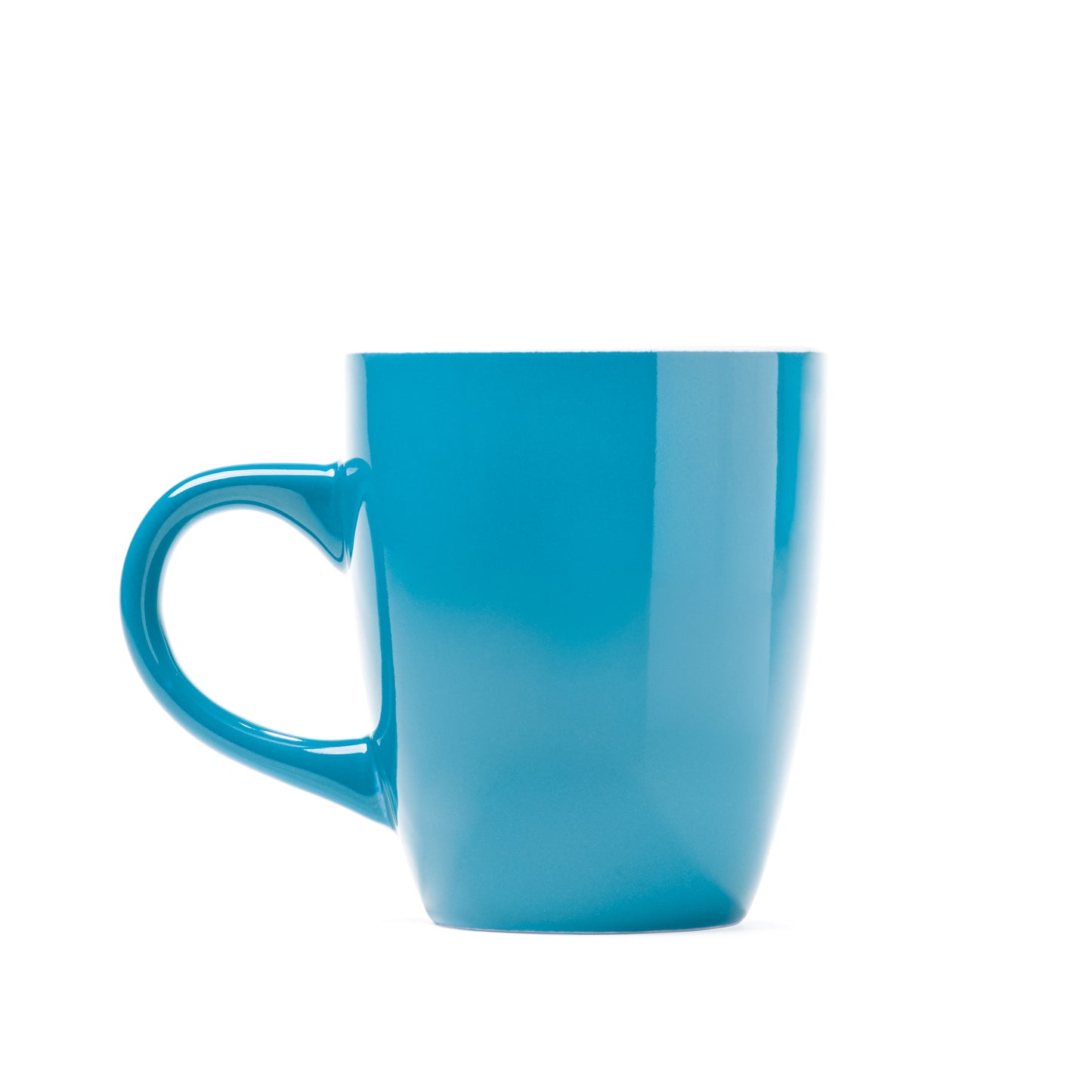 Taza de cerámica con esmalte a color. Capacidad de 300 ml