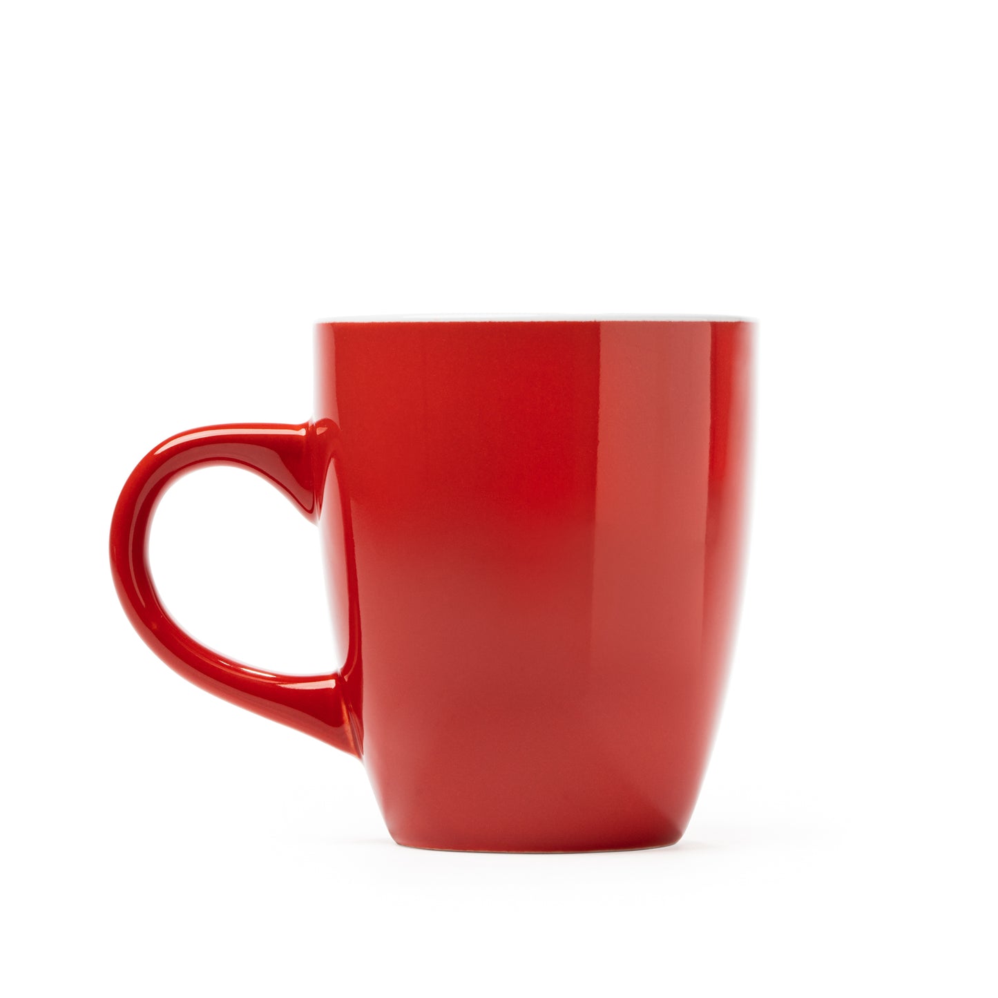 Taza de cerámica con esmalte a color. Capacidad de 300 ml
