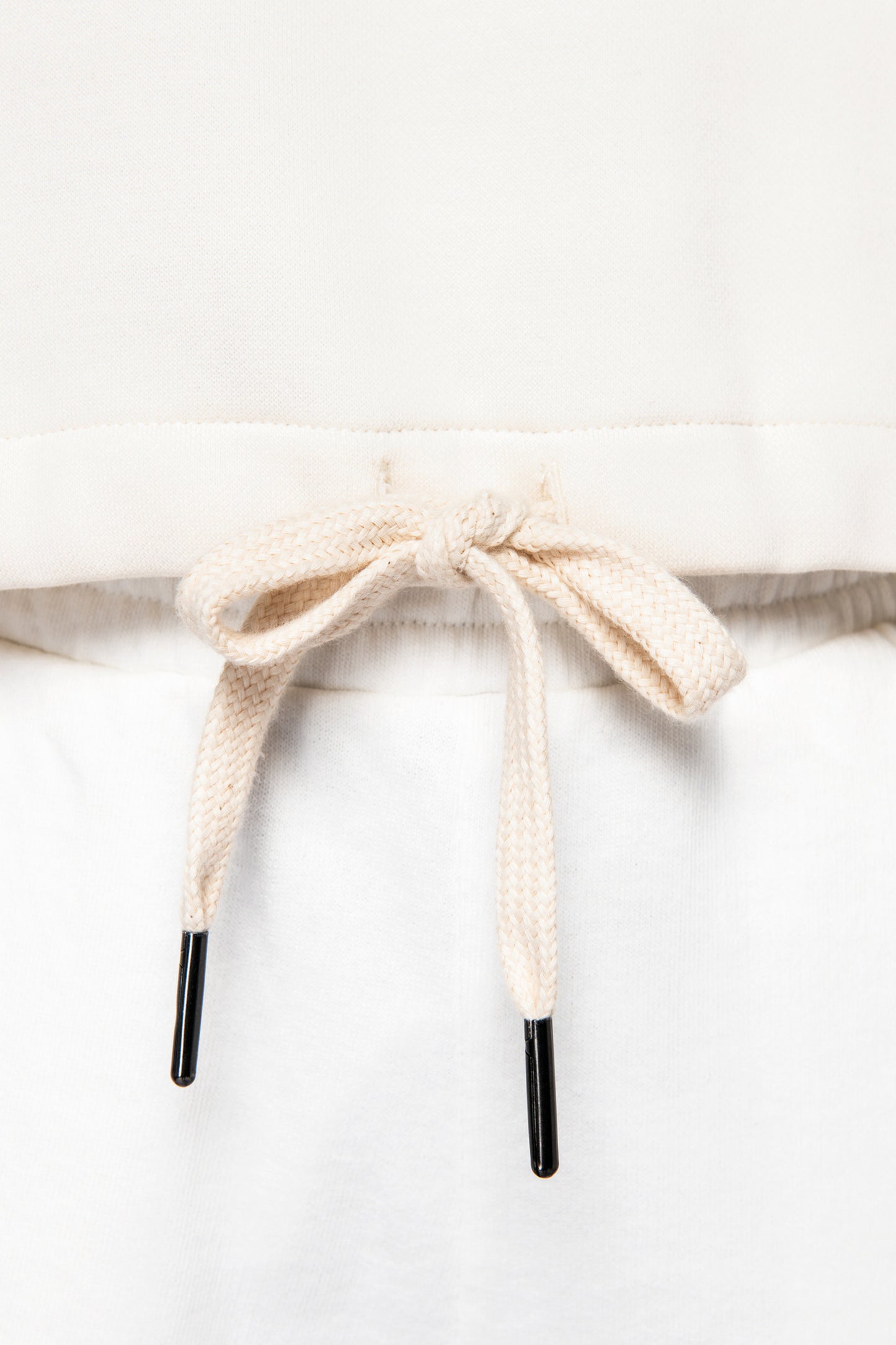 Sudadera ecorresponsable de cuello redondo oversize crop mujer