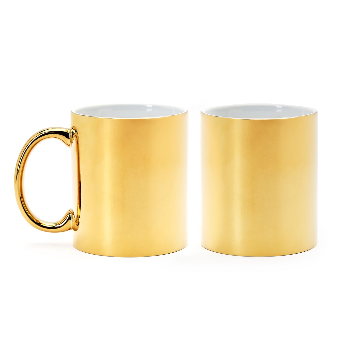 Taza de cerámica de 350 ml con diseño en acabado brillo