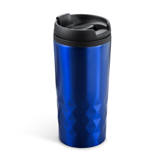 Vaso de acero inoxidable de 310 ml con tapa PP