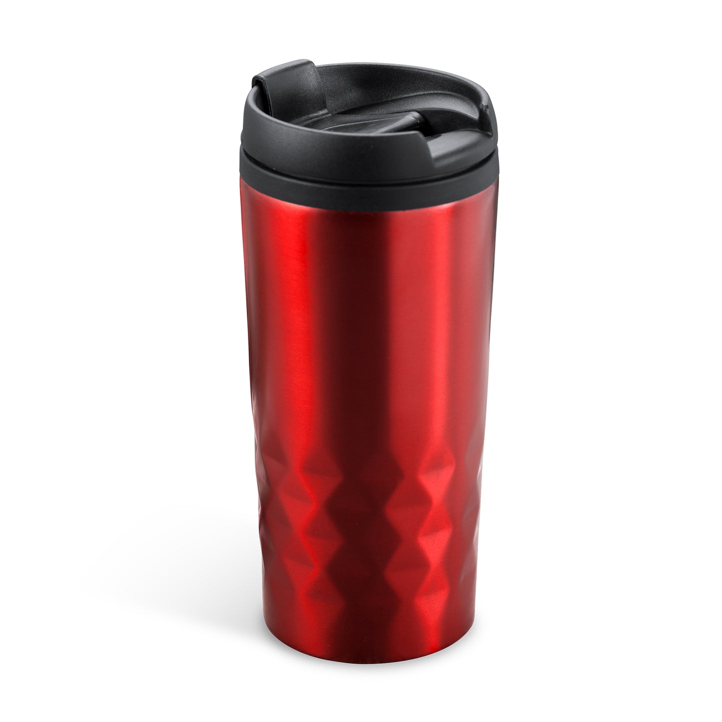 Vaso de acero inoxidable de 310 ml con tapa PP