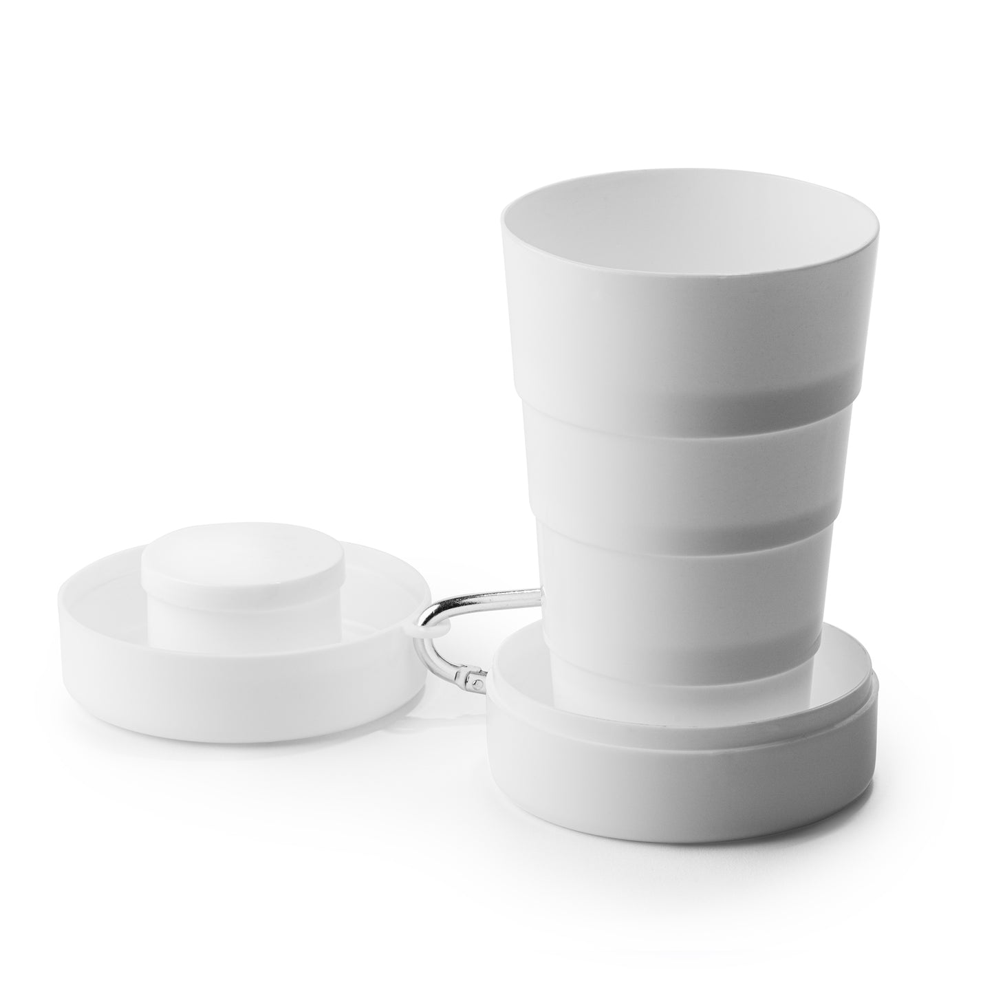 Vaso plegable anti-bacterias. 220 ml. de capacidad