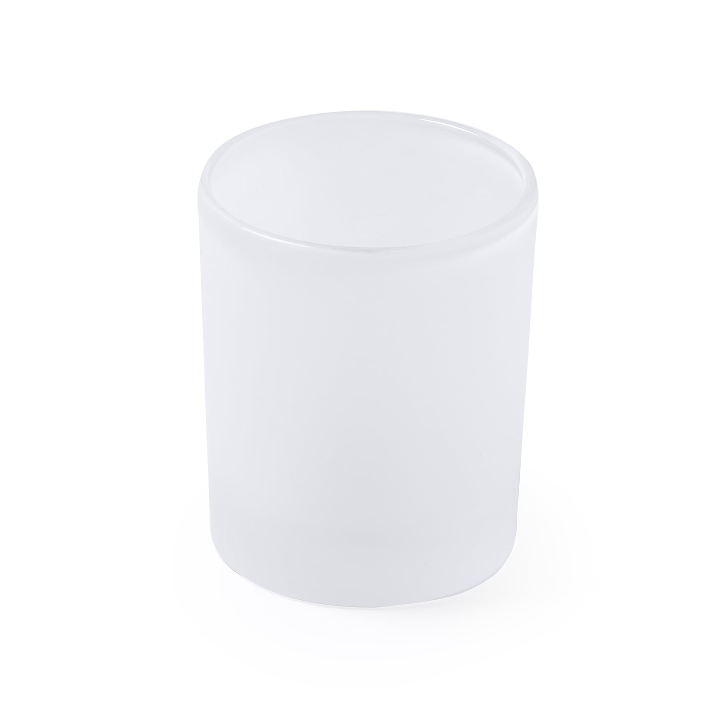 Vaso de cristal borosilicato efecto hielo especial sublimación.