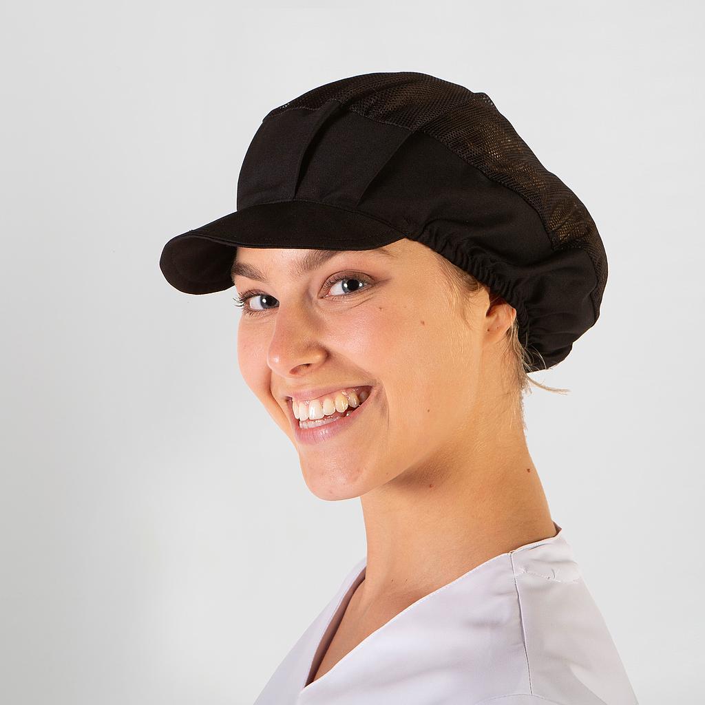 GORRO MUJER REJILLA Y VISERA RIGIDA (PAQ. 10 UNID)