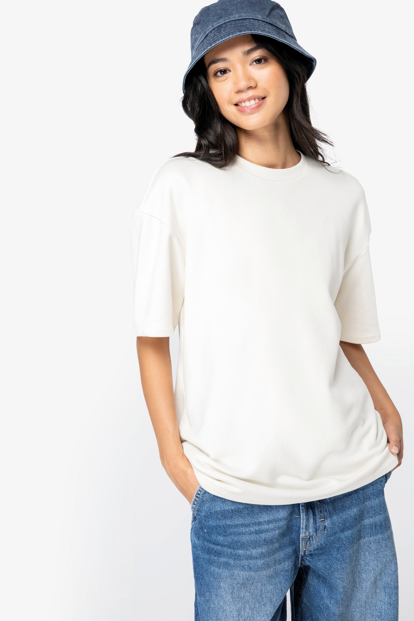 Camiseta ecorresponsable oversize French Terry unisex