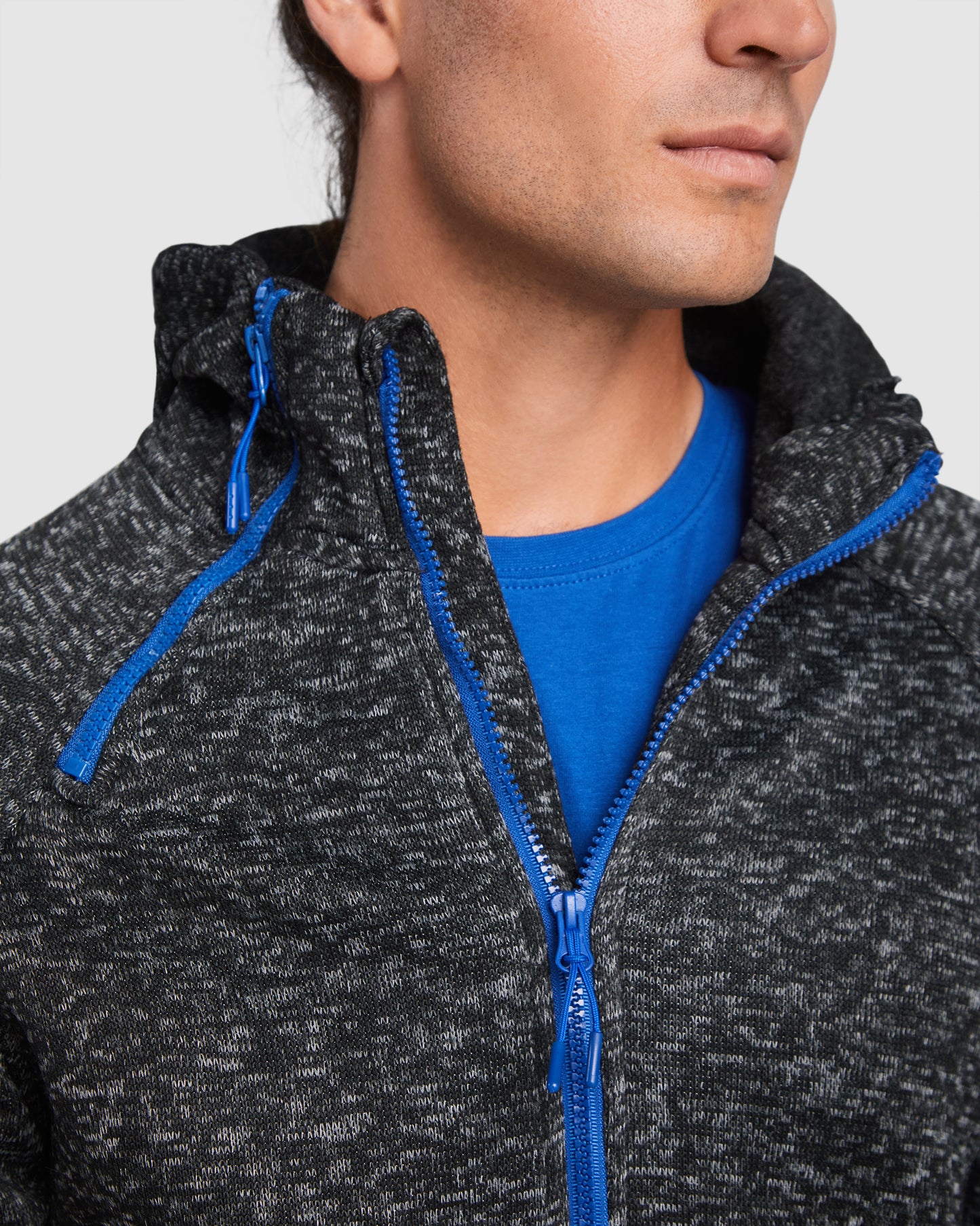 5064 Sudadera de punto felpado con capucha.