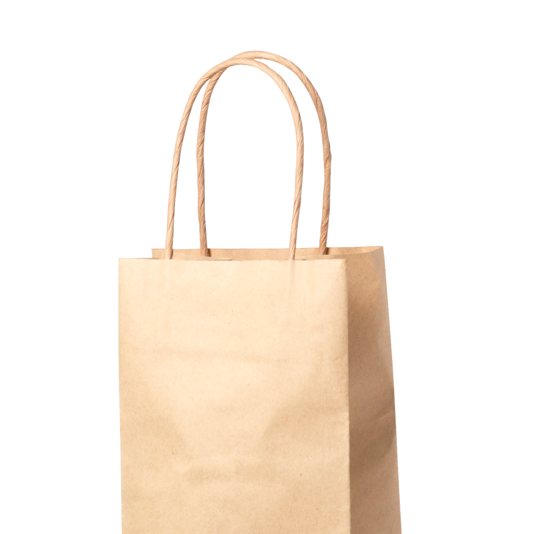 Bolsa en papel de acabado natural de 100g/m2