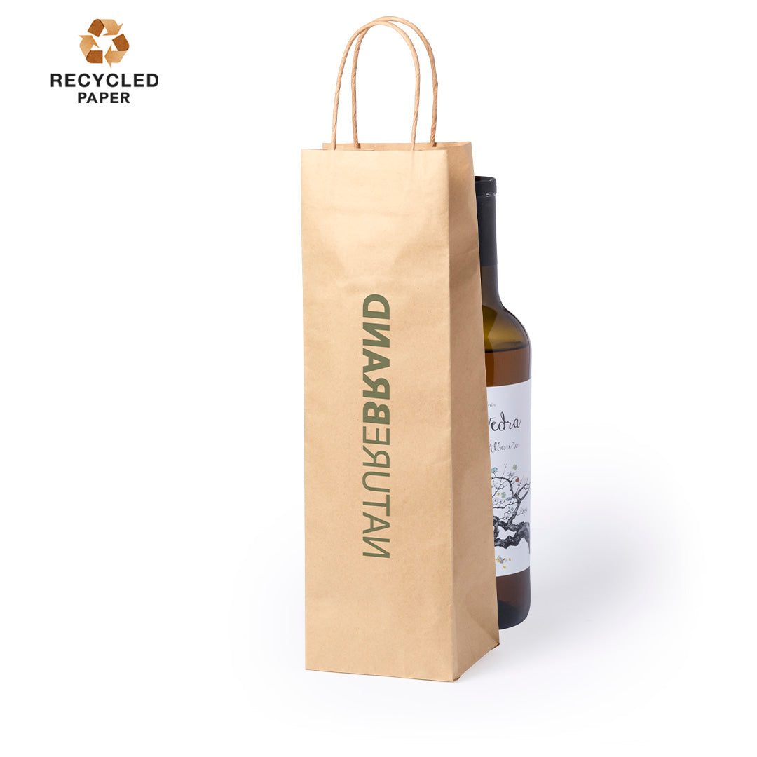 Bolsa en papel de acabado natural de 100g/m2
