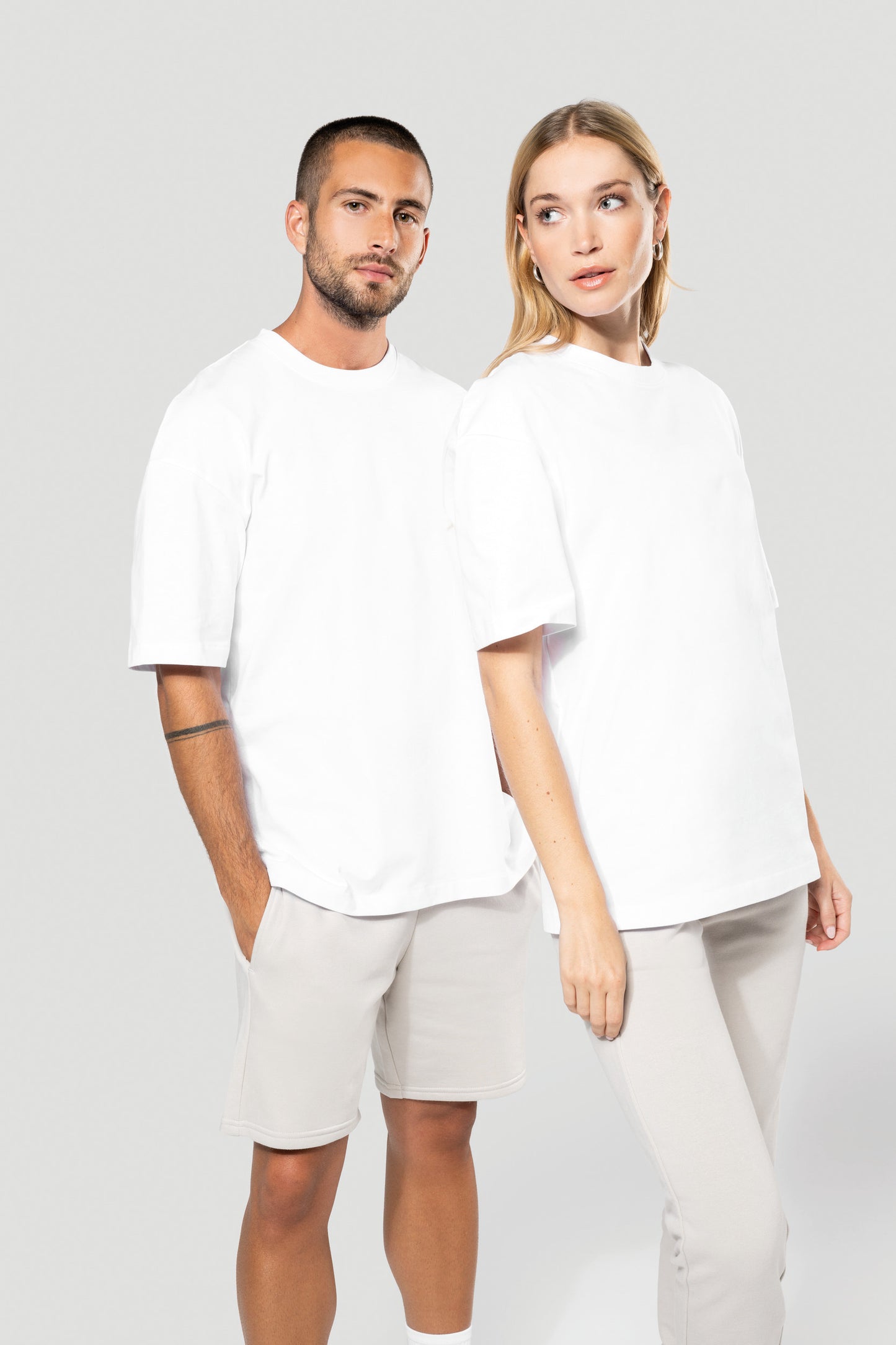 Camiseta oversize manga corta unisex